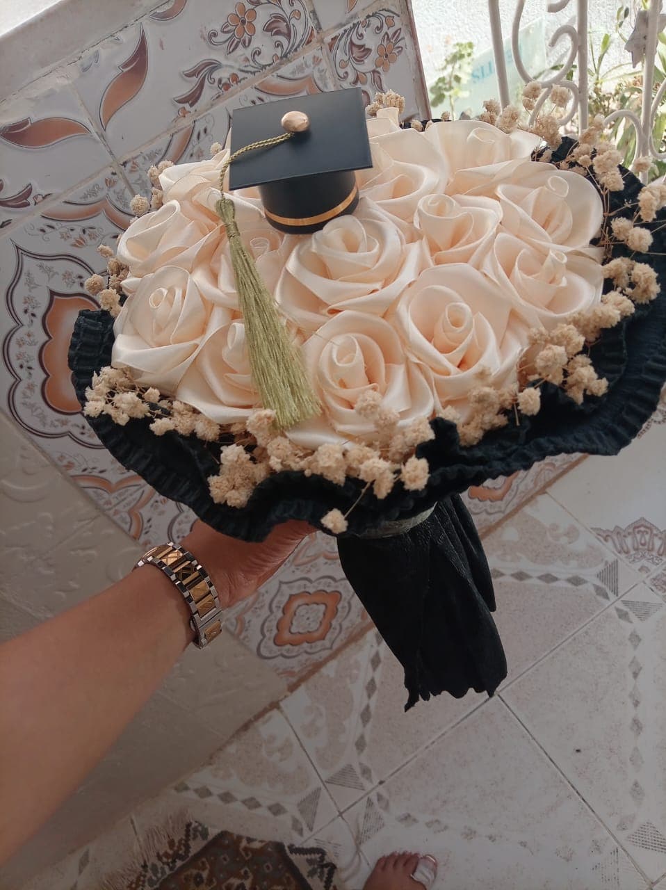 Bouquet pour soutenance — bouquet stain Wardaty Flowers